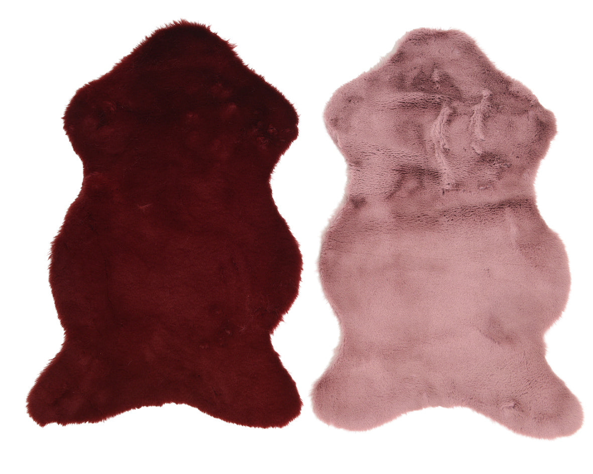 Short pile faux fur rug | rohome