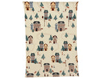 Plaid Natalizio con villaggio stampato | Rohome