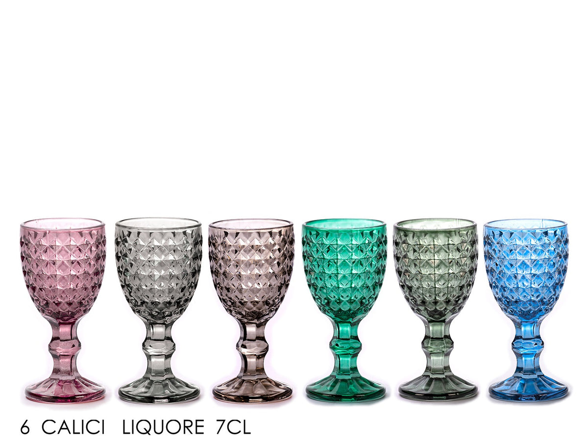 White porcelain - 6 liqueur glasses | rohome