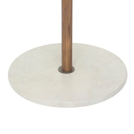 Appendiabiti in legno, acciaio e marmo h.175cm | rohome