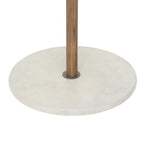 Appendiabiti in legno, acciaio e marmo h.175cm | rohome