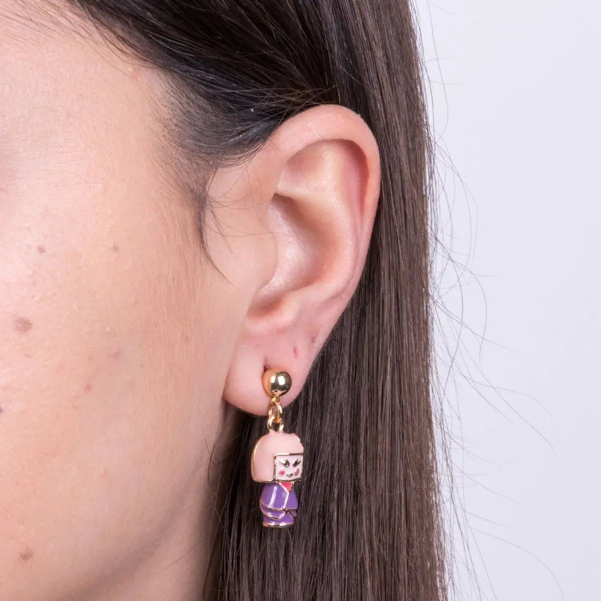 Orecchini in Metallo con pendenti geisha | Rohome