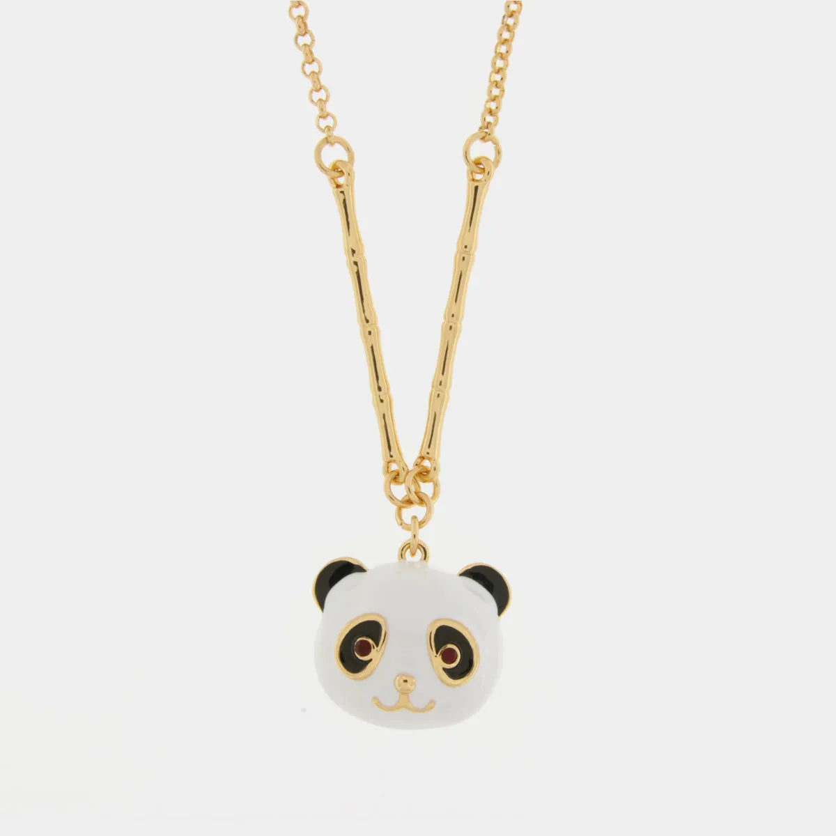 Collana in Metallo placcata oro con panda | Rohome