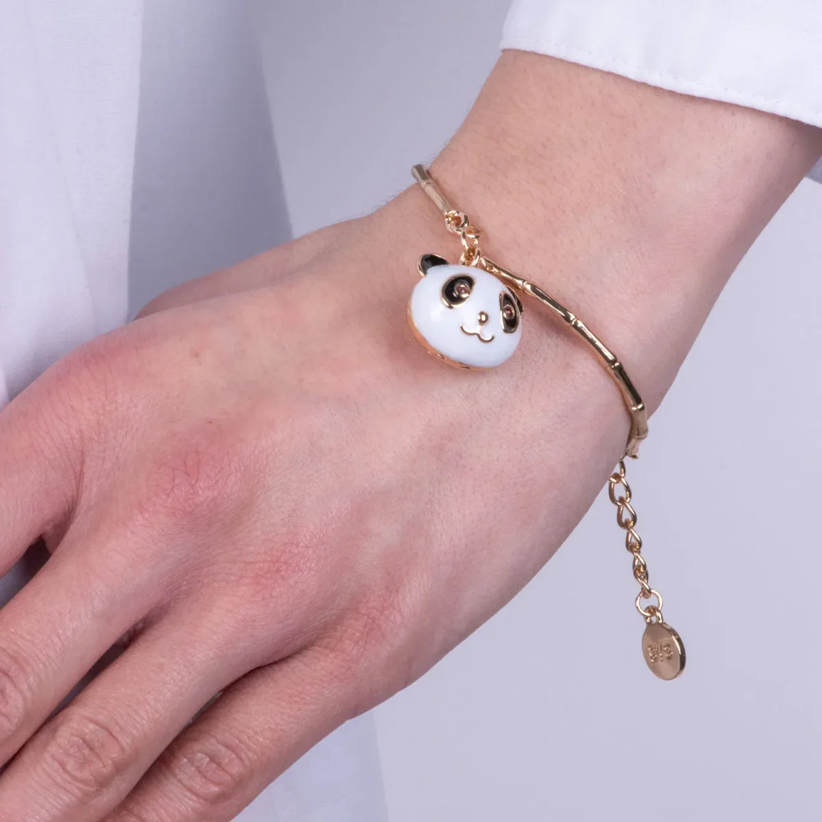 Bracciale in Metallo con ciondolo a forma di panda | Rohome