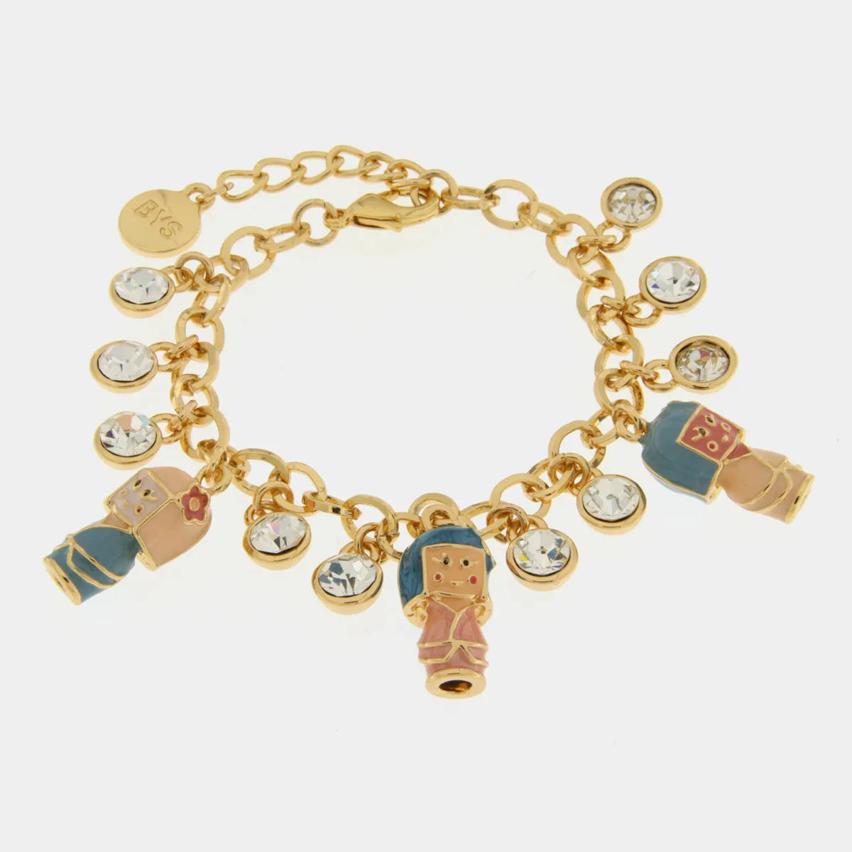 Bracciale in Metallo con ciondoli geisha | Rohome