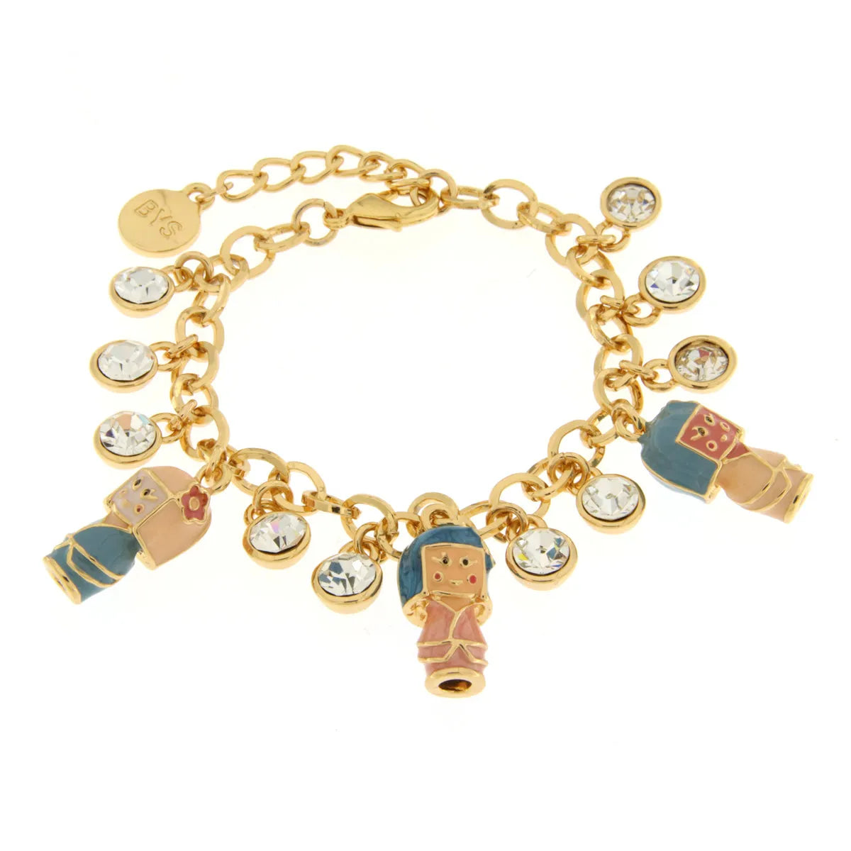Bracciale in Metallo con ciondoli geisha | Rohome