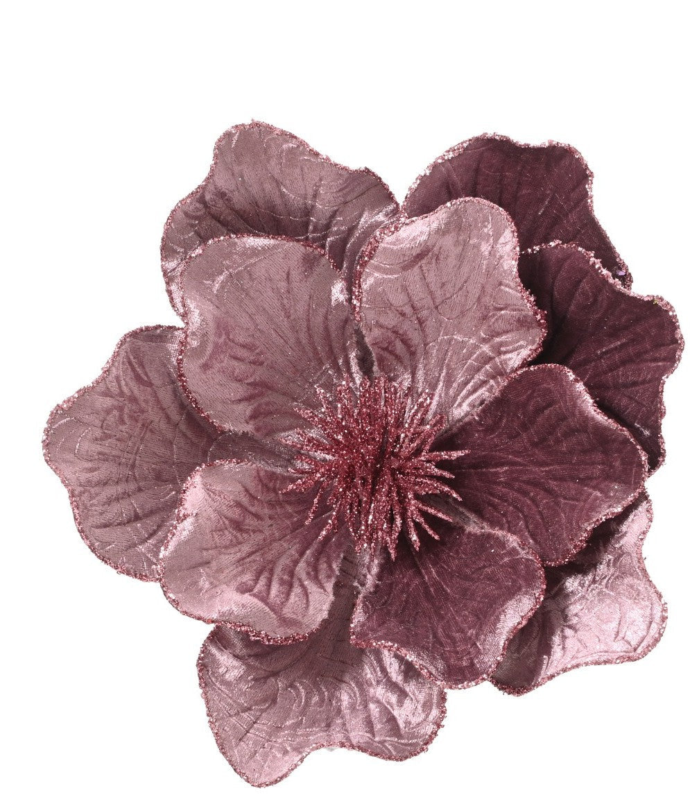 Fiore natalizio decorativo con clip | rohome