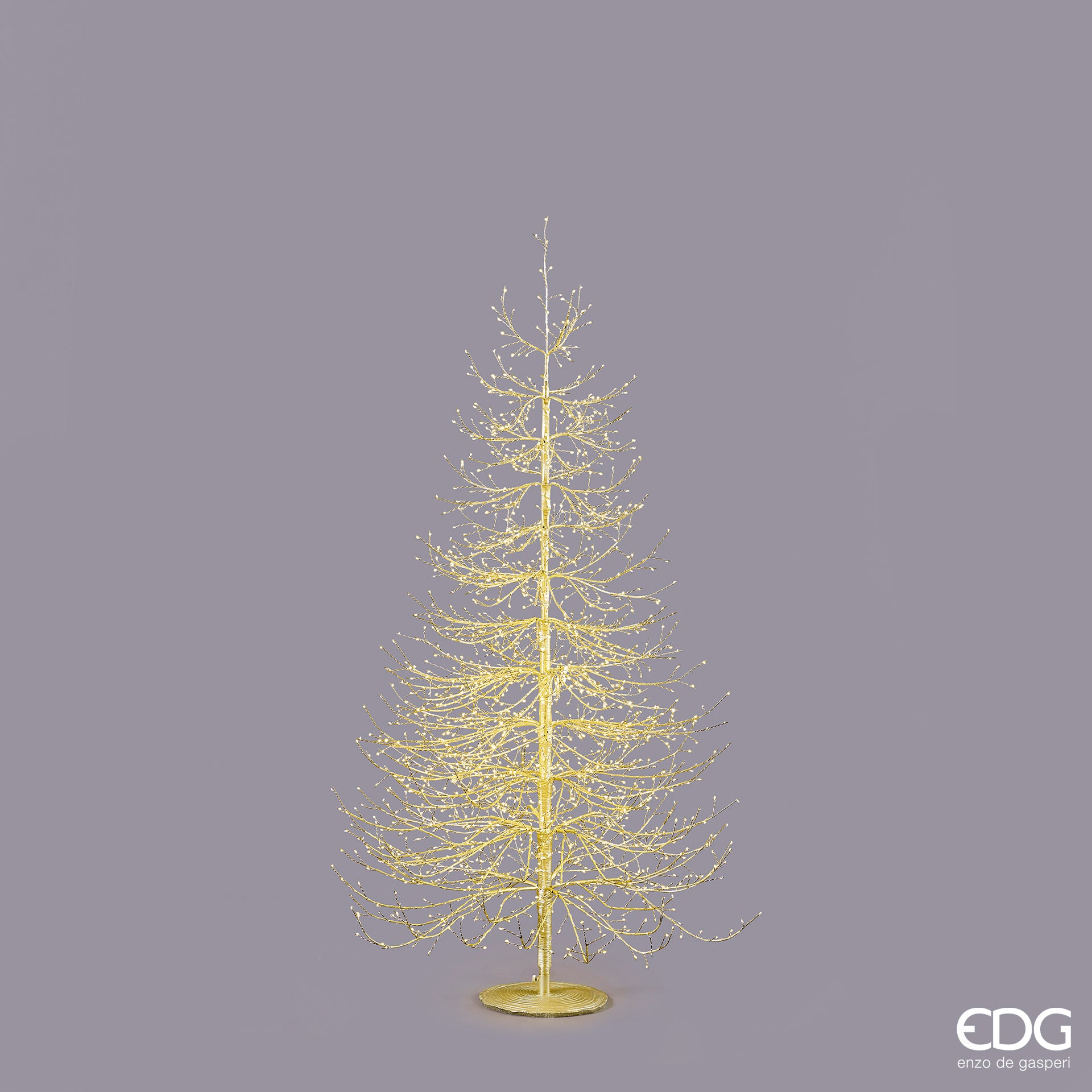 Edg - albero faggio rich luminoso 1940 led gold | rohome
