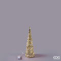 Edg - Albero led intreccio in metallo cono 20 microled | Rohome