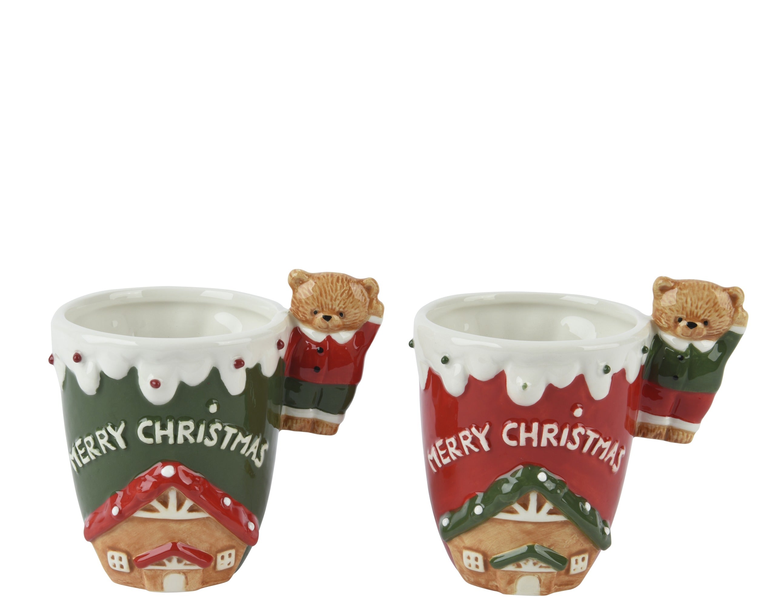 Mug in ceramica con casa disegno pan di zenzero e scritta | Rohome