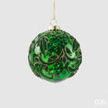 Edg - green gold mosaic christmas ball | rohome