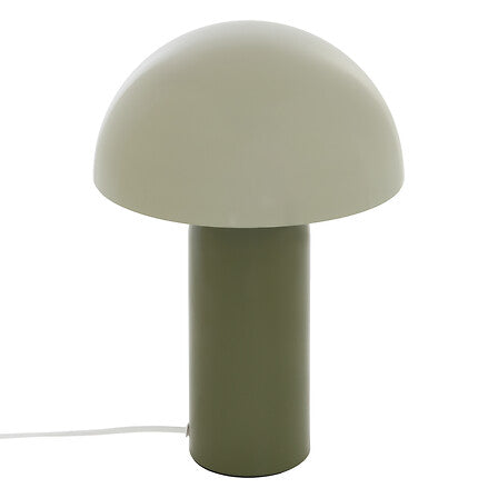 Lampada da tavolo in metallo fungo verde | rohome