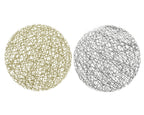 Tovaglietta colazione pvc round effetto rete | rohome
