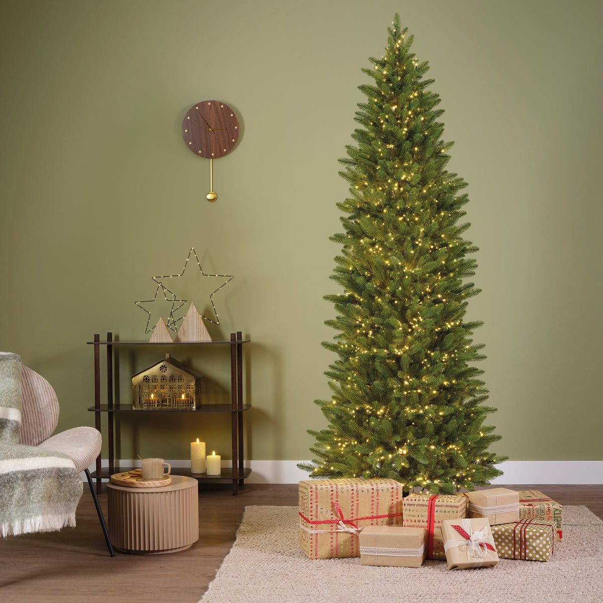 Albero di nalate Arosa fir h.210 con 2050 led | rohome