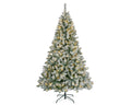 Albero di natale abete canada spruce frosted 440 led h.180 cm | rohome