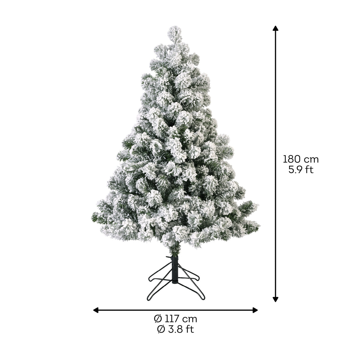 Albero di natale pino imperiale h. 180cm | rohome