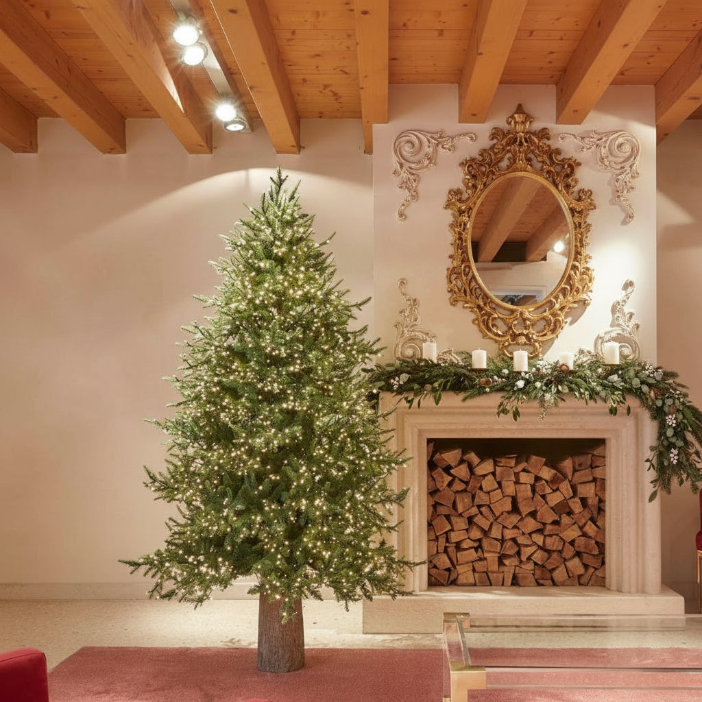 Albero di natale Pino Luxury h210 con 4000 mini led | rohome