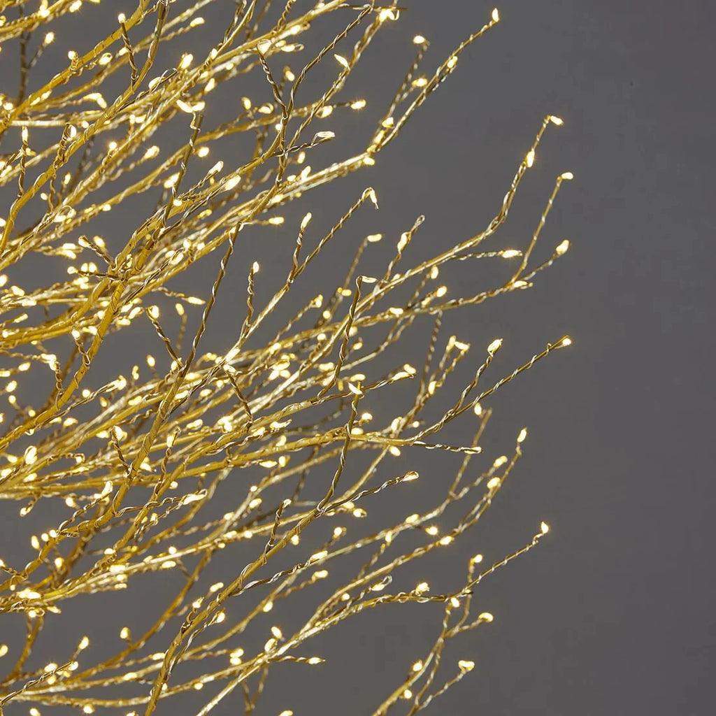 Edg - albero faggio rich luminoso 2690 led gold | rohome