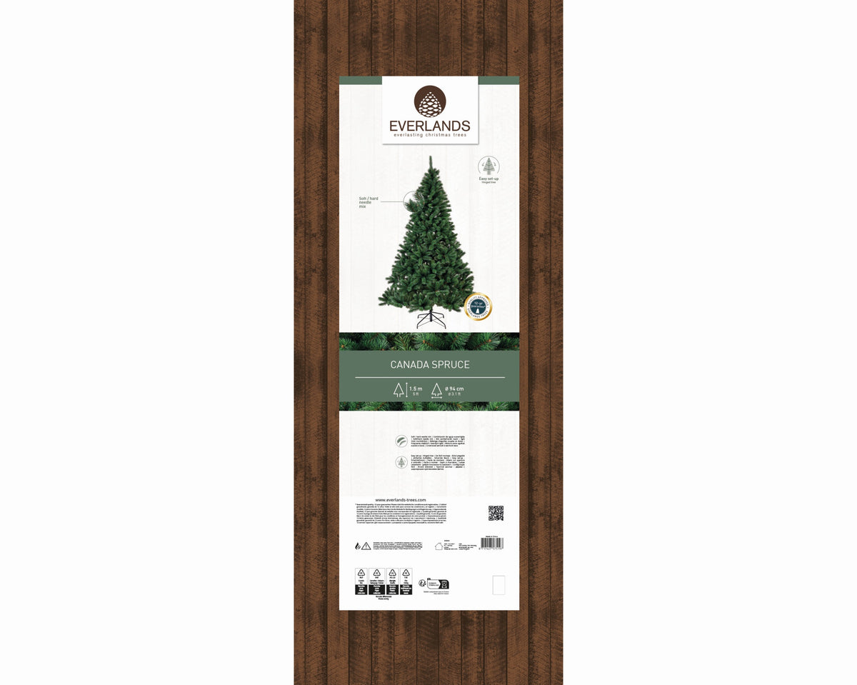Albero di natale abete canada spruce h.150cm | rohome