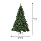 Albero di natale abete canada spruce h210 | rohome