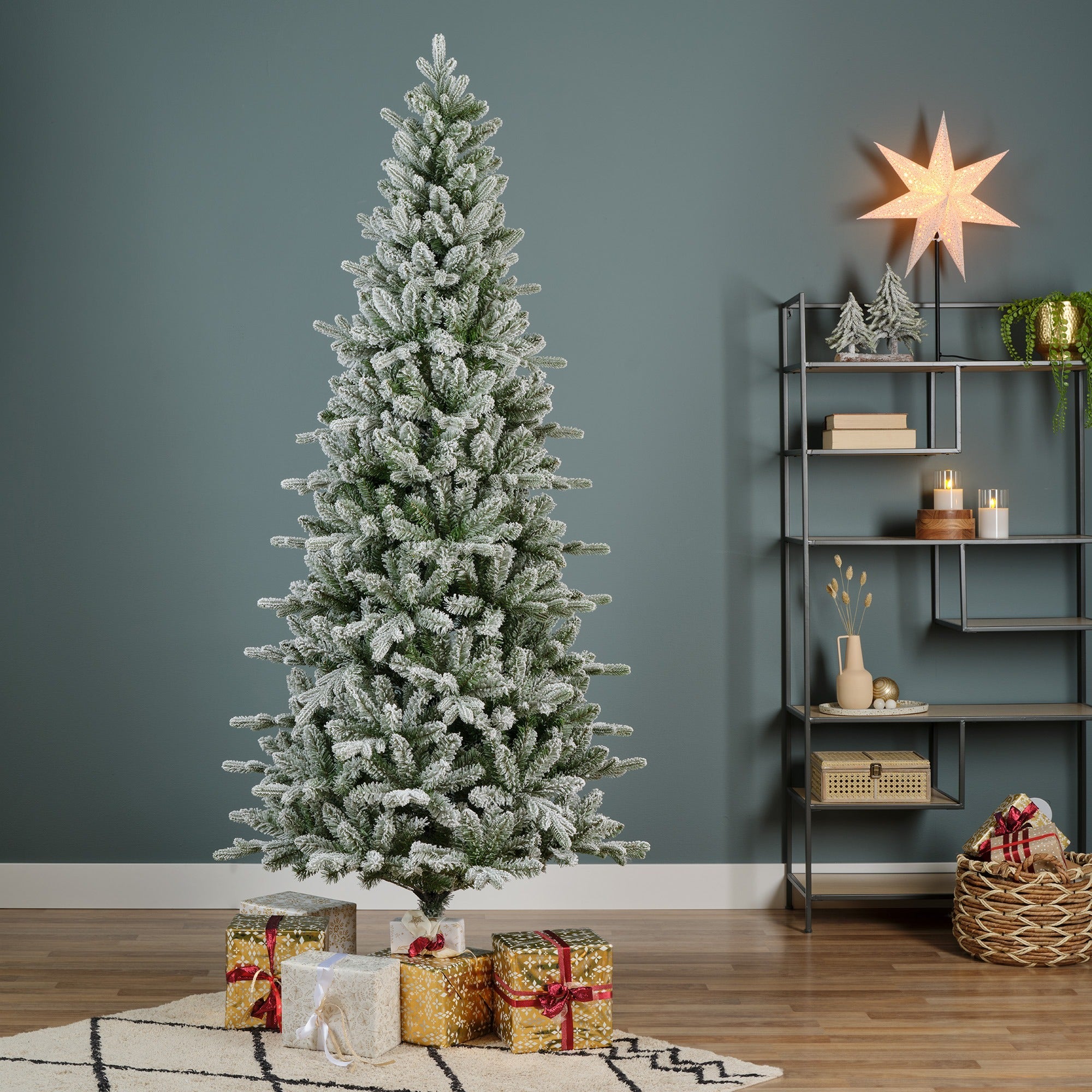 Albero di natale killington innevato h180 | rohome