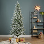 Albero di natale killington innevato h210 | rohome