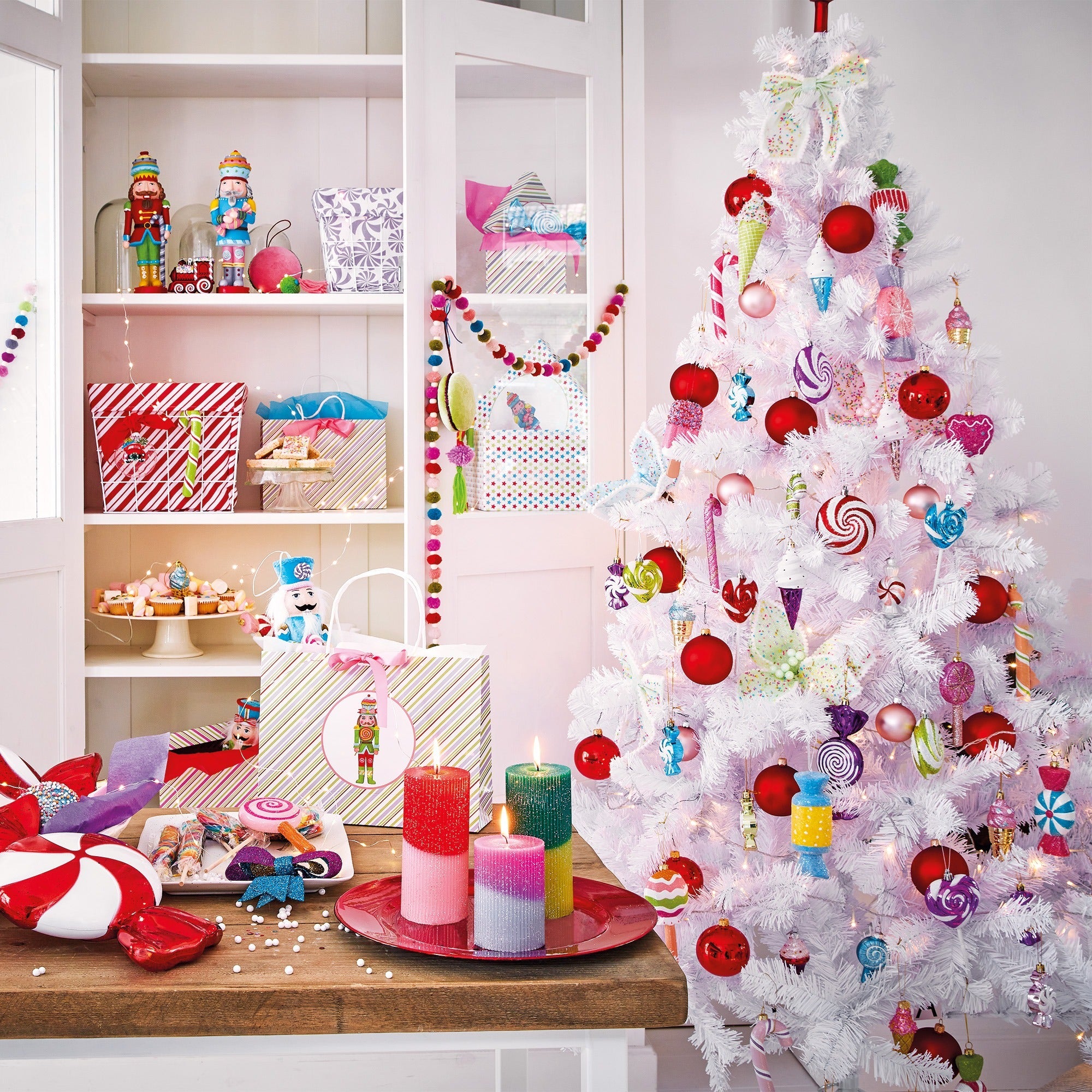 Albero di natale pino imperiale H.210cm bianco | rohome