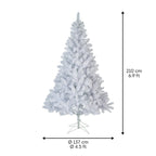 Albero di natale pino imperiale H.210cm bianco | rohome