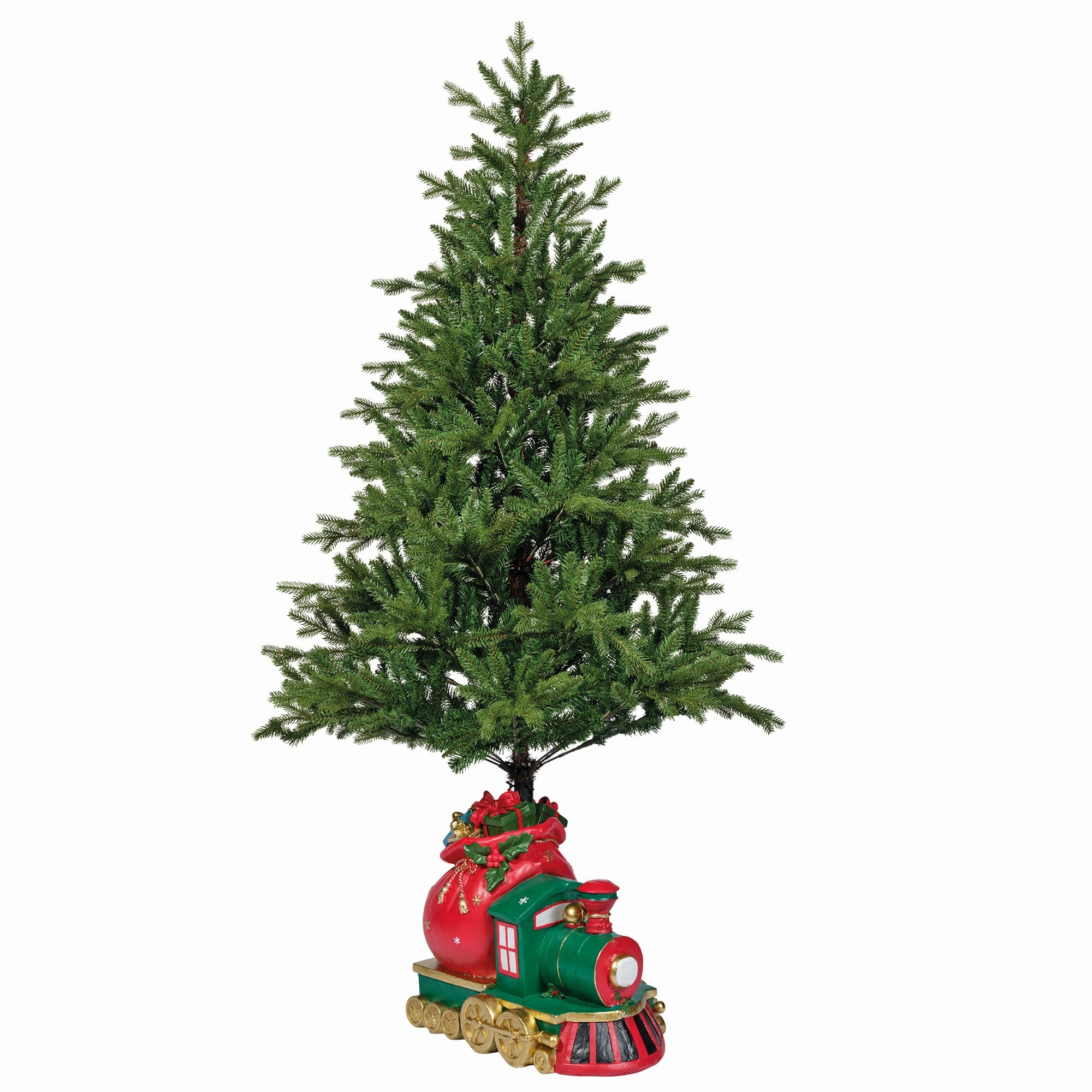 Base per per albero di natale treno con sacco | rohome