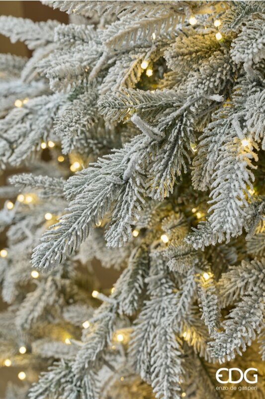 Edg - Albero di Natale Pino Cortina innevato H.210cm | Rohome