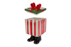 Biscottiera in ceramica a forma di pacco regalo | Rohome