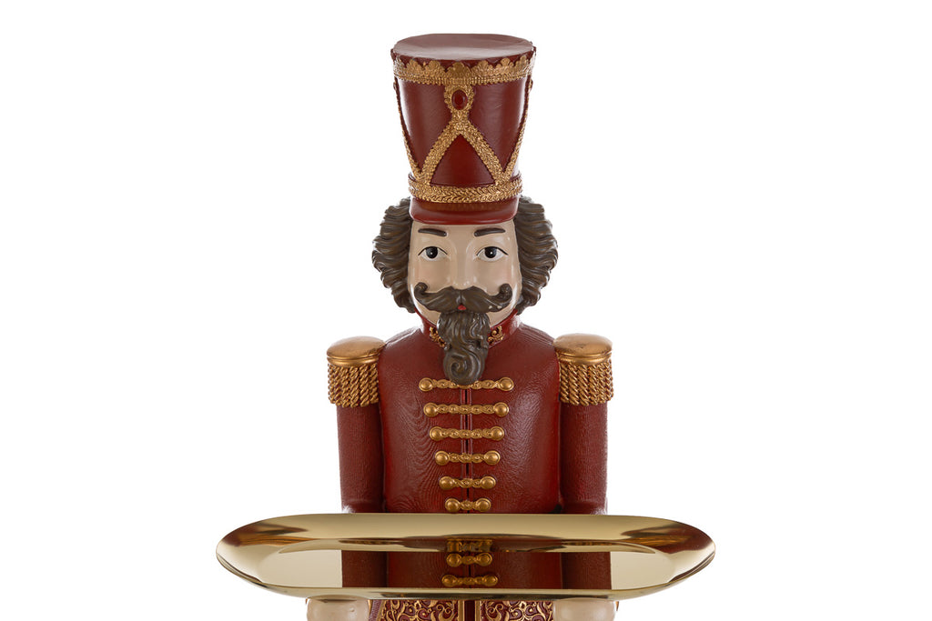 Schiaccianoci vassoio natalizio h 61 cm| Rohome