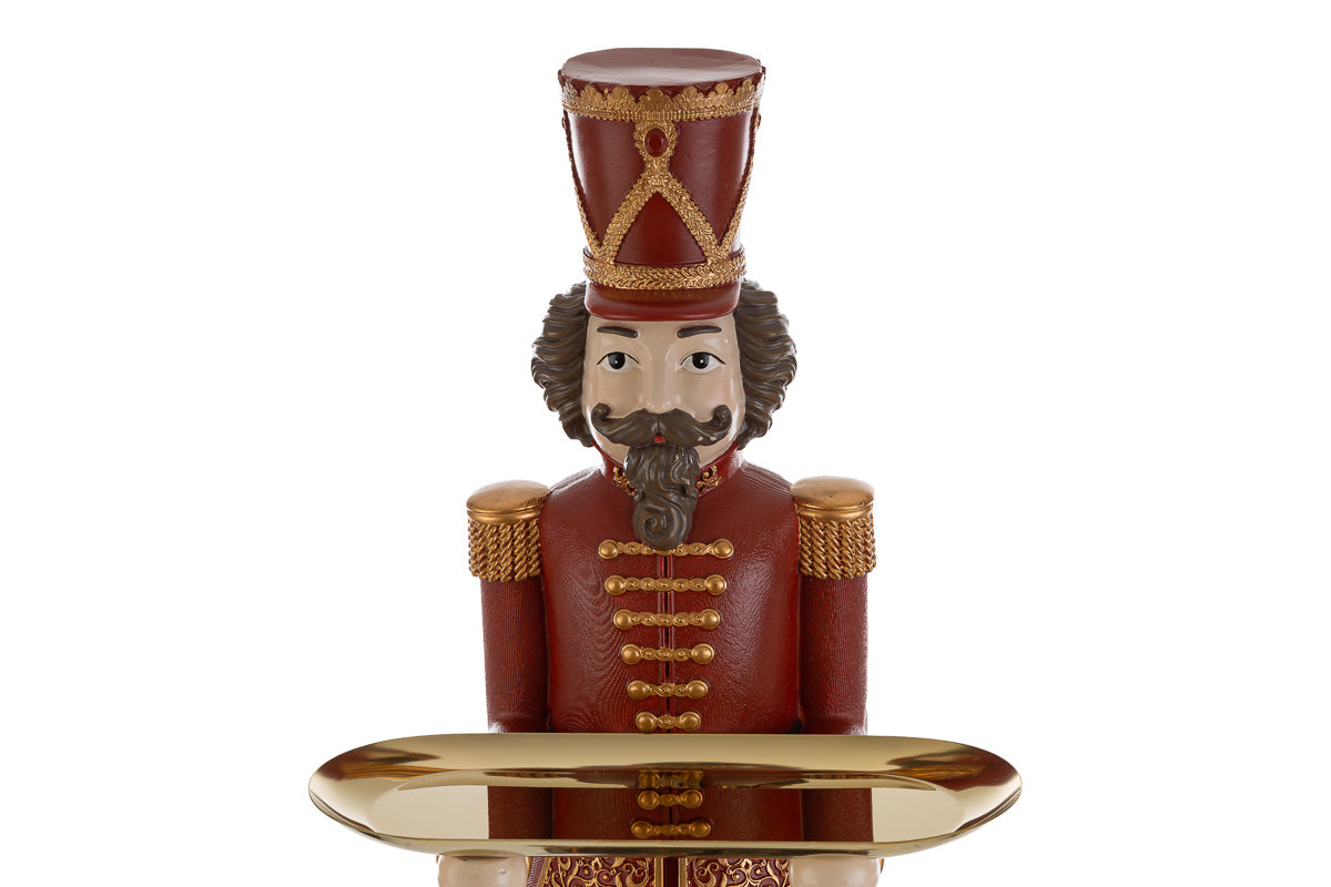 Schiaccianoci vassoio natalizio h 61 cm| Rohome