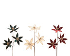 Ramo artificiale con 3 fiori in velluto | rohome