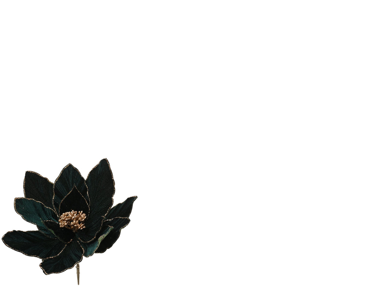 Fiore artificiale  in velluto d. 28cm  | rohome