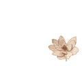 Fiore artificiale  in velluto d. 28cm  | rohome