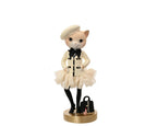 Statuina in resina a forma di gatta fashion | Rohome