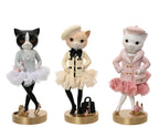 Statuina in resina a forma di gatta fashion | Rohome