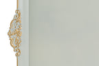 Vassoio natalizio in melamina bianco ed oro  | rohome