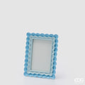 Edg - Portafoto blaze rettangolare azzurro h.20cm | Rohome