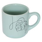 Set 4 tazze da caffè con porta tazzine in ferro | Rohome