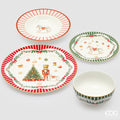 Edg - Servizio Piatti tavola 18pz natalizio Soldatino e cavalluccio | rohome