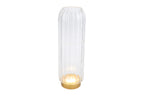 Vaso Lampada da tavolo led in vetro trasparente h.27.5cm | Rohome