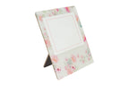 Portafoto in vetro decoro fiori 18z17cm | Rohome