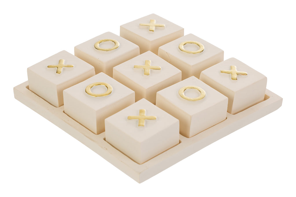 Bomboniera Gioco tris in resina 12x12cm | Rohome