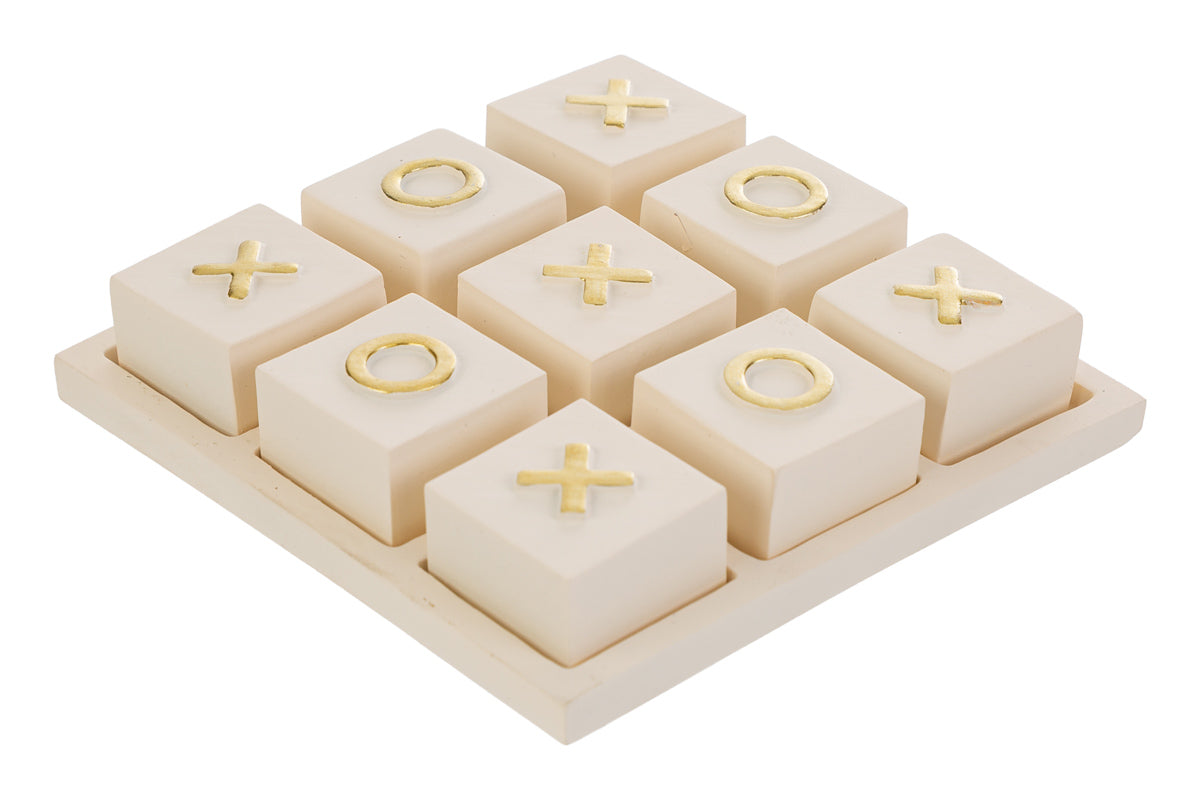 Bomboniera Gioco tris in resina 12x12cm | Rohome