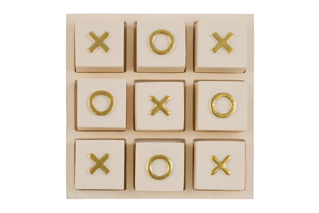 Bomboniera Gioco tris in resina 12x12cm | Rohome