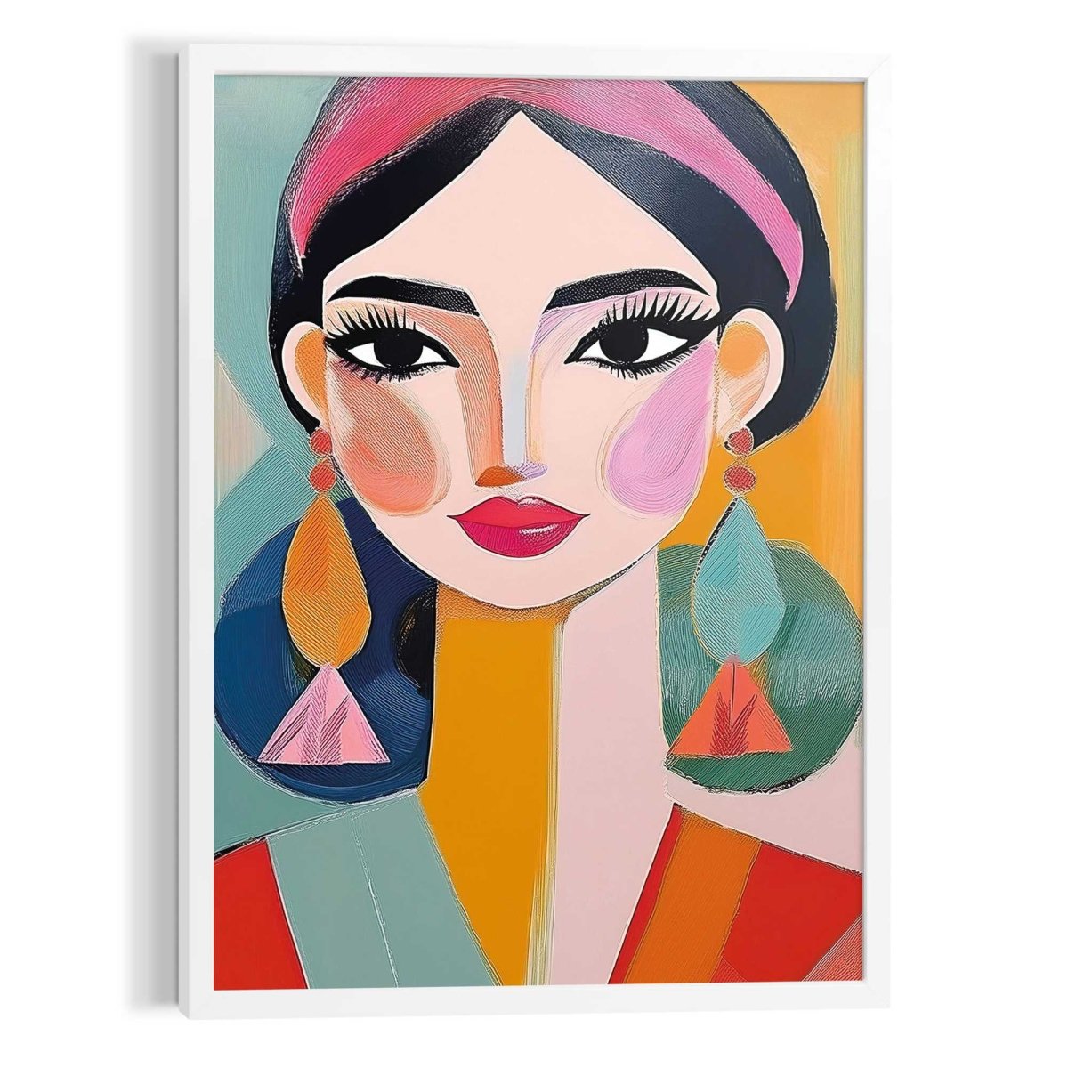 Quadro stampa di alta qualità pittura donna 70x50cm | Rohome