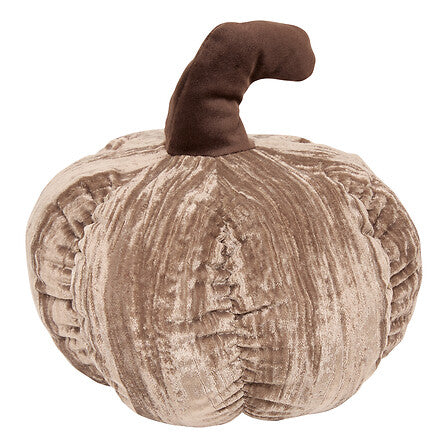Cuscino arredo 22x14cm a forma di zucca in velluto | Rohome