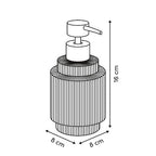 Dispenser di sapone colore ambra in vetro | Rohome